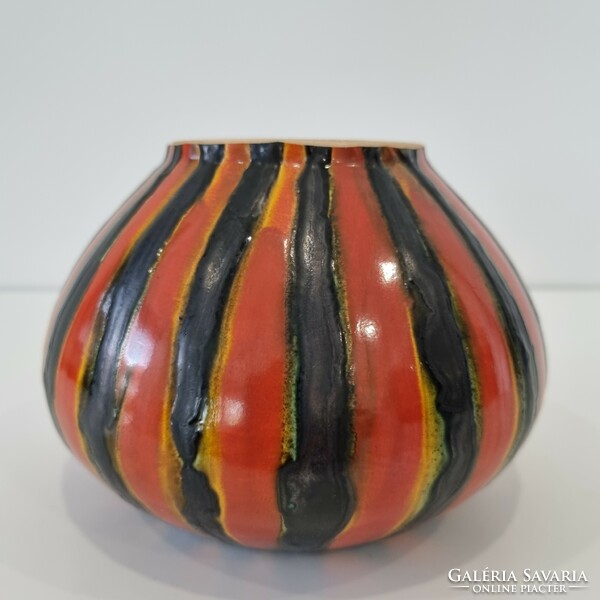 Bodrogkeresztúr ceramic vase, table decoration - '70s
