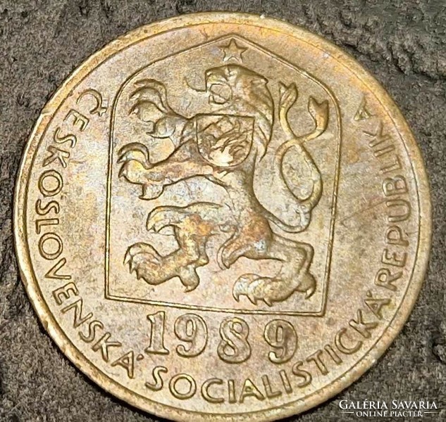 Czechoslovakia 50 heller, 1989