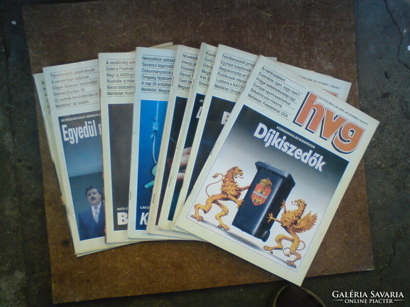 Old newspaper 1995 - hvg economic, political magazine, pack of 8 good price!