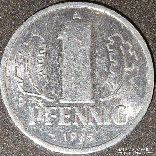 1 pfennig, 1985, NDK