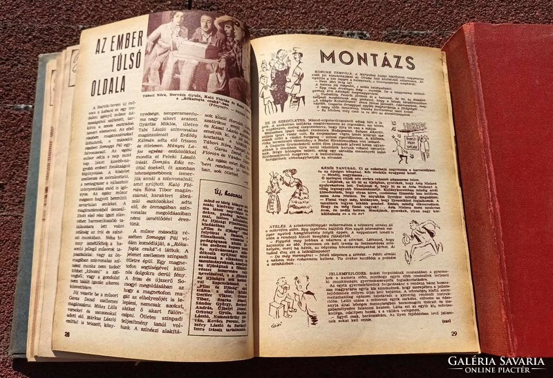 FILM SZÍNHÁZ MUZSIKA újságok egybekötve 5 kötet egyben eladó 1960. 1961. 1962.