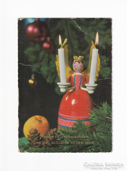 K:040 Christmas card angel