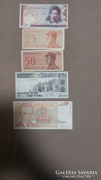 Külföldi bankjegyek, UNC Tartásfok!