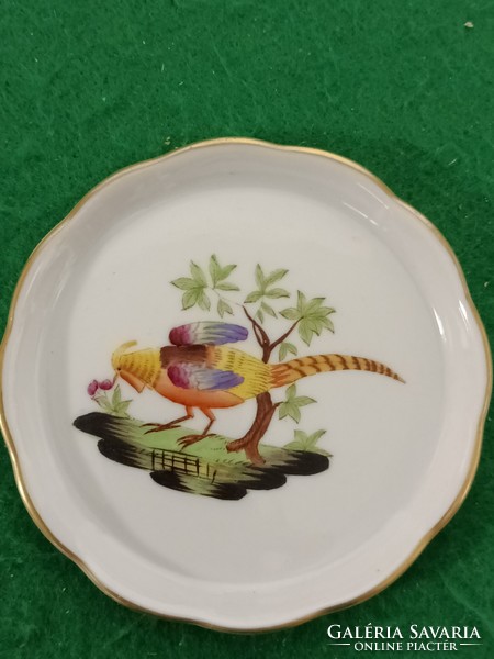 Herend golden pheasant motif small bowl.