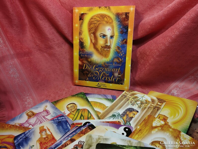 56 Flat master card, divination card, guide card with book