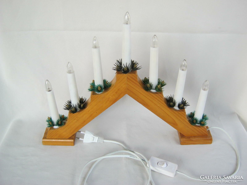 Karácsonyi égősor gyetyasor lámpa