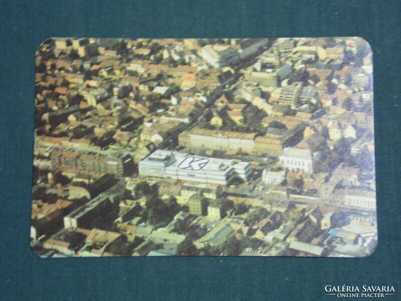 Card calendar, consumer store, landscape detail, Pécs, 1984, (2)