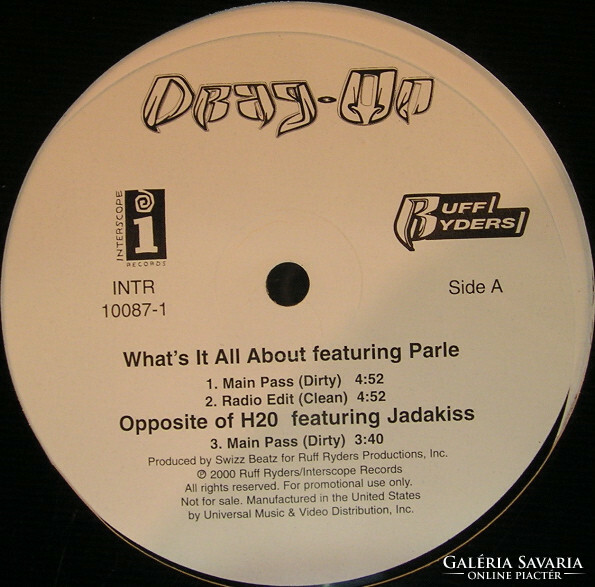 Drag-On - What's It All About (12", Promo)