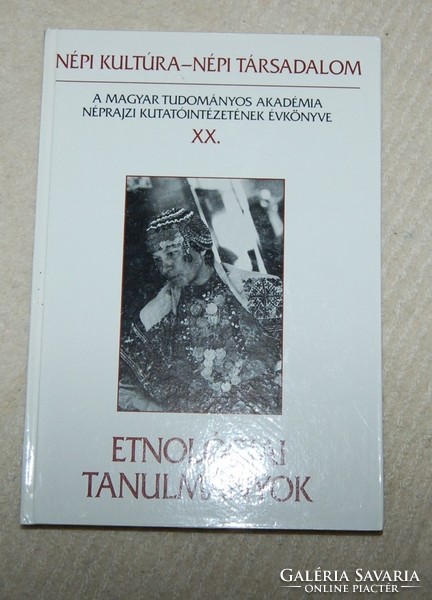 Ethnological studies (folk culture-folk society xx.) Miklós Szilágyi