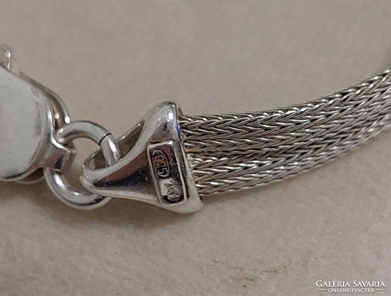 925 silver special braided bracelet! Goldsmith work is a very special piece!