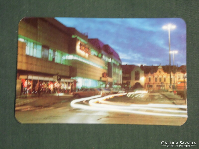 Card calendar, Pécs consumer store, 1989, (2)