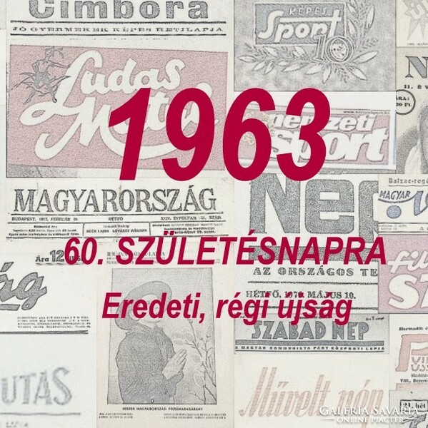 1963 augusztus 22  /  NÉPSZABADSÁG  /  Régi ÚJSÁGOK KÉPREGÉNYEK MAGAZINOK Ssz.:  17236