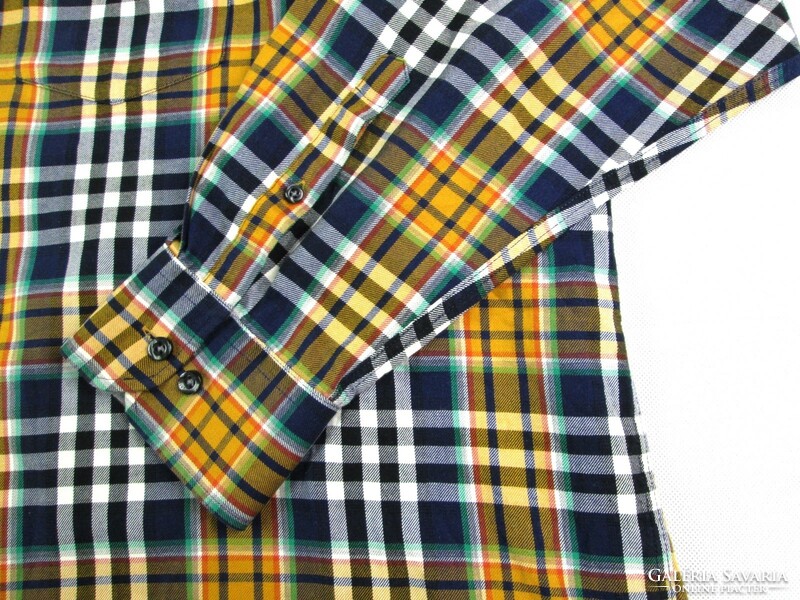 Original bugatti (3xl / 4xl) elegant checkered long-sleeved men's shirt