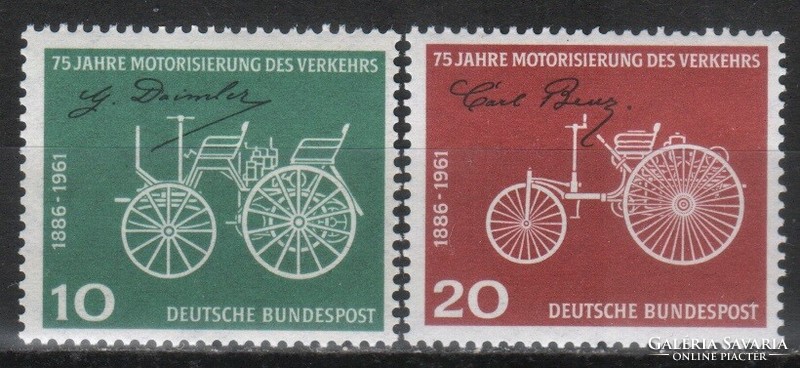 Postatiszta Bundes 1425 Mi 363-364     0,70 Euró