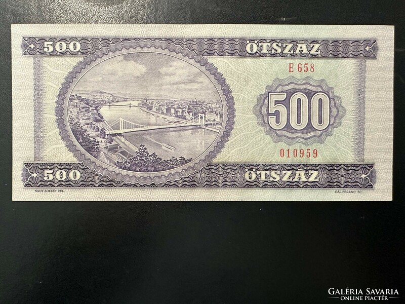 500 forint 1980.  aUNC!!  GYÖNYÖRŰ!!