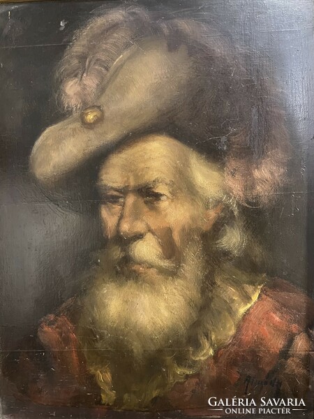 István Almady's painting depicting French musketry
