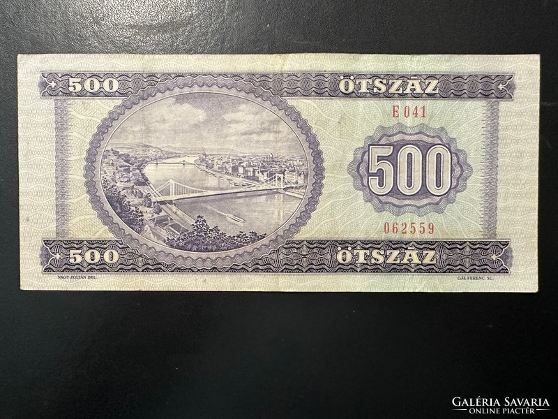 500 forint 1980. VF!!  NAGYON SZÉP!!