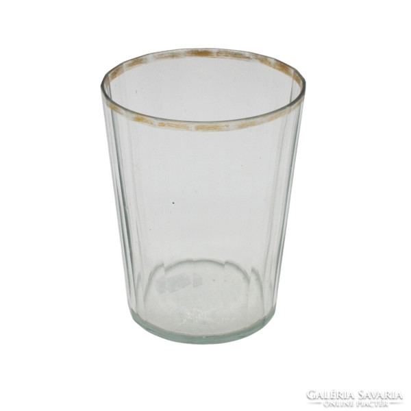 Bieder gold-plated drinking glass, hand polished m00428