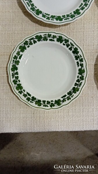 24 darabos Meisseini porcelán tányér készlet, Full Green Vine mintával