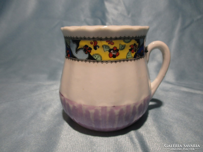 Antique, old potted commemorative mug, cup