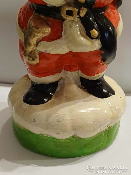 Old hand-painted ceramic Santa Claus