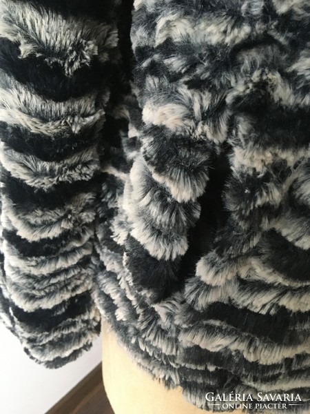 M&S (Marks & Spencer) Collection téli, átmeneti, elegáns műszőr kabát, méret: UK14, 42, L
