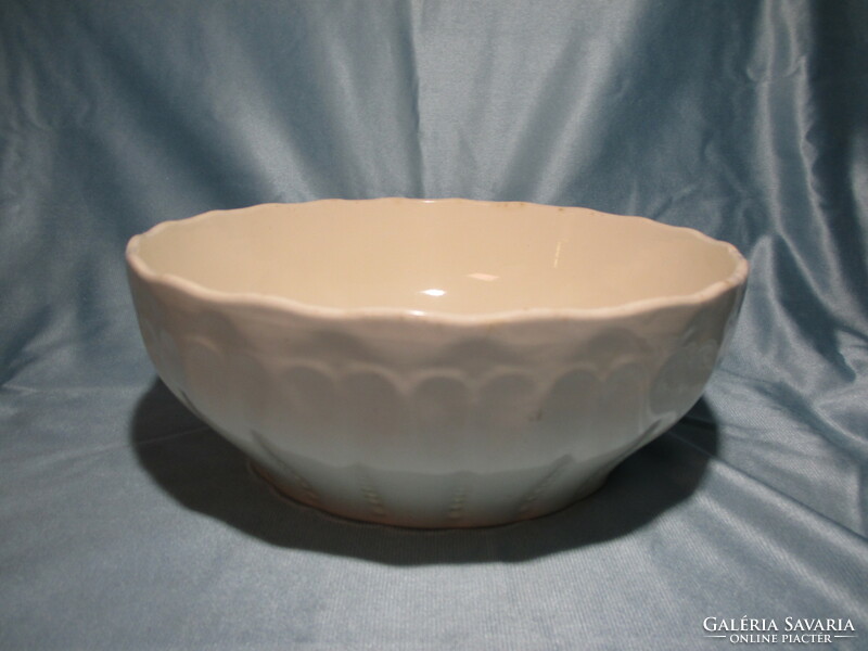 Larger white Kispest granite bowl