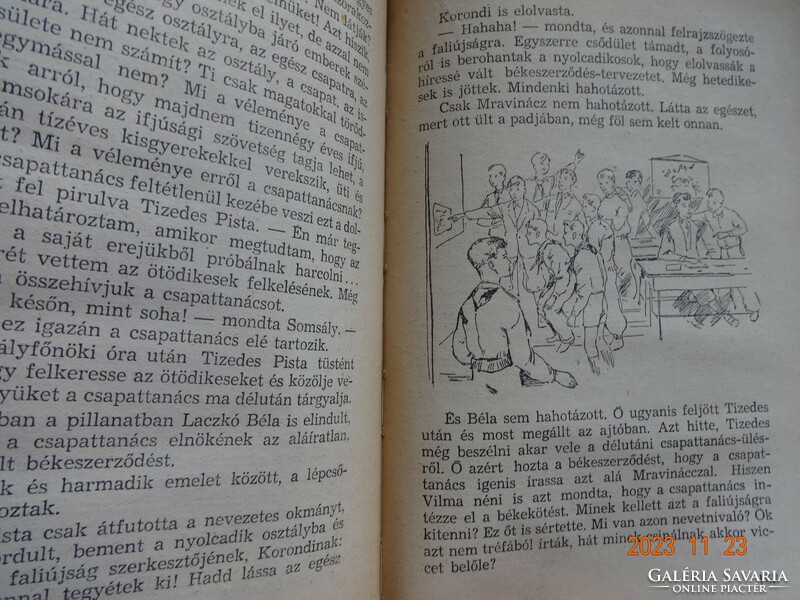 Gergely Márta: Kicsi a bors - régi ifjúsági regény Boromisza Zsolt rajzaival (1956)