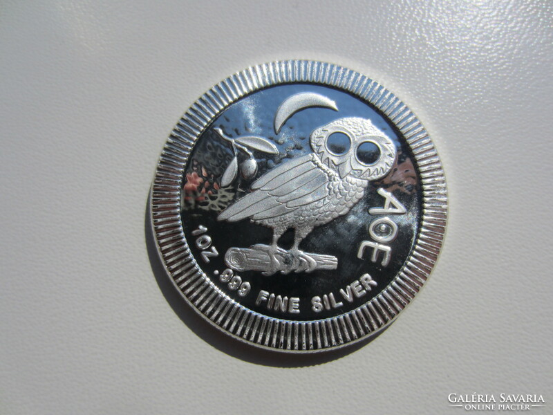 Niue Owl 2020 1 ounce 0.999Ag color investment silver coin