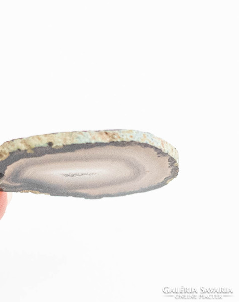 Achát / agát szelet medál - ásvány nyaklánc