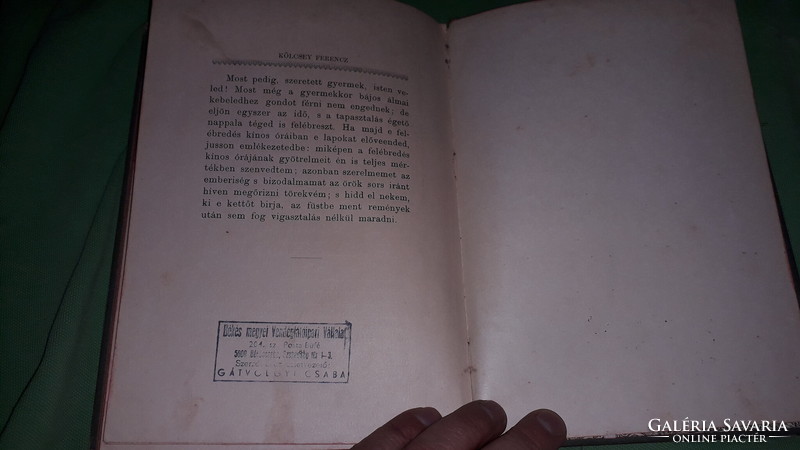 1896.Kölcsey Ferencz : Parainesis könyv a képek szerint LAMPEL