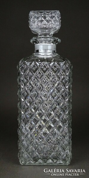 1P190 whiskey bottle with original glass stopper 24.5 Cm