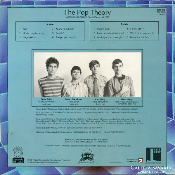 Klang - The Pop Theory (LP, Album)