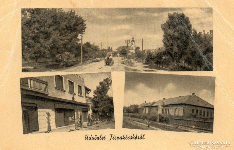 433 --- Futott képeslap  Tiszakécske