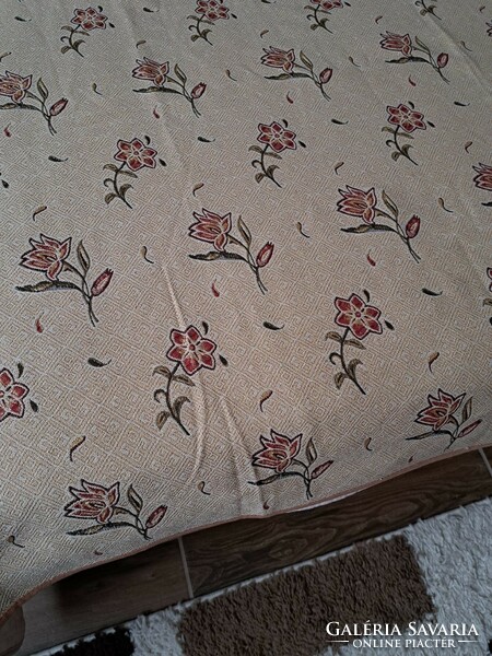 Gyönyörű virágos ágytakaró takaró terítő asztalterítő nosztalgia darab