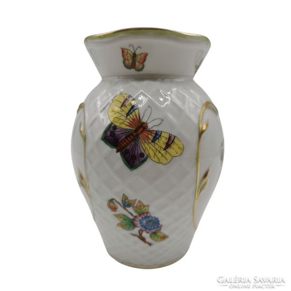 Herend Victoria patterned vase with gilding m01476