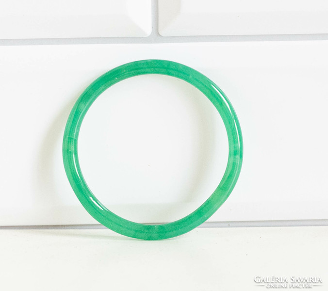 Vintage green glass bracelet - bracelet, bracelet, jewelry, ethno, boho, folk art