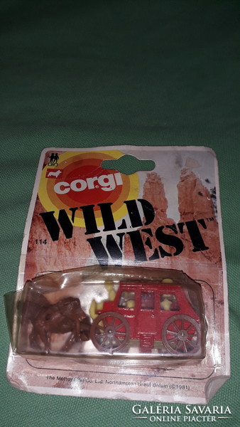 Corgi - western mail car - matchbox-sized metal small car with unopened box as shown in the pictures