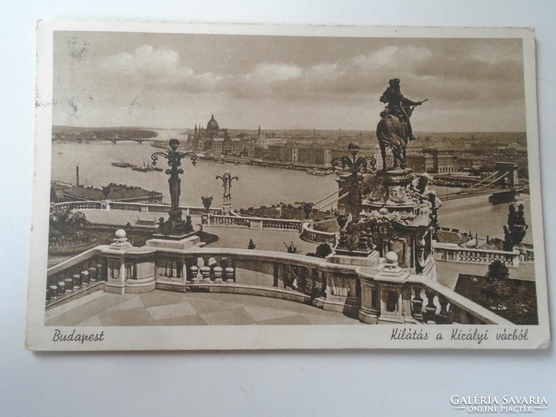 D199398 budapest - view from the royal castle 1930's