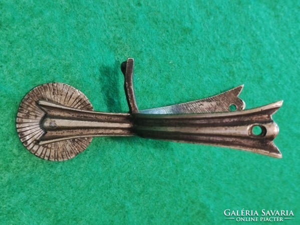 Old spurs - silver, bronze, alpaca - 3 pieces - 19th century