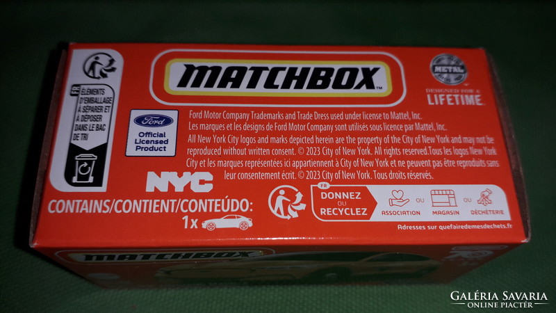 MATCHBOX - MATTEL - 2021 MUSTANG -70 ÉVES ÉVFORDULÓS bontatlan dobozával fém kisautó a képek szerint