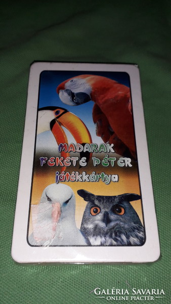 Retro unopened Hungarian birds. Peter the Black playing card according to the pictures 2
