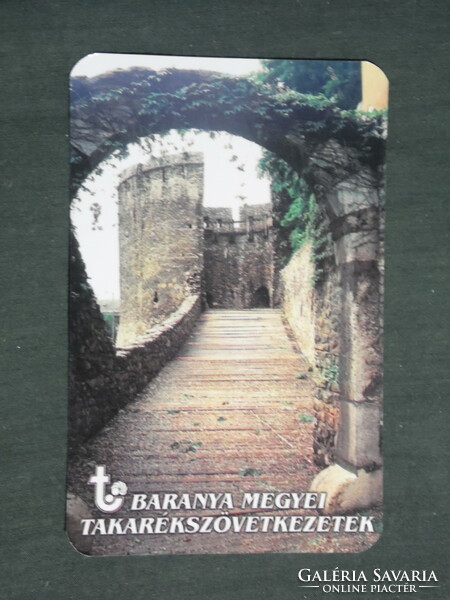 Card calendar, szigetvár savings association, Pécs barbican, 2002, (2)