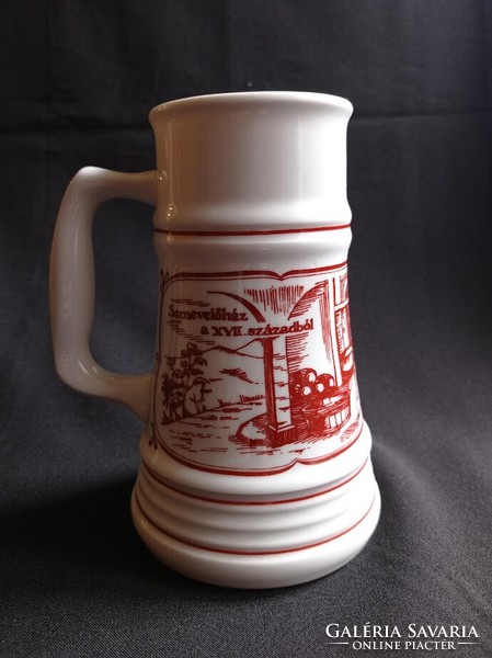 Lowland porcelain beer mug