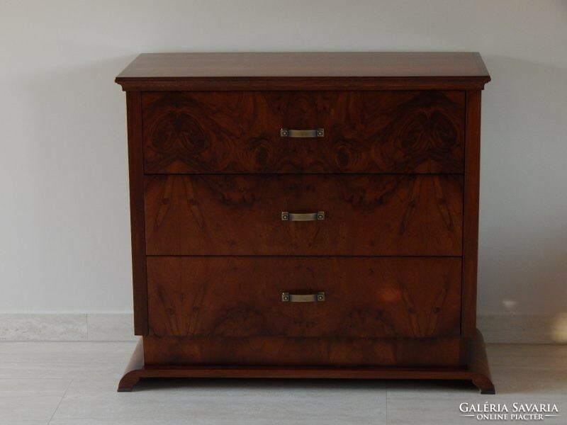 Art deco chest of drawers with 2 drawers [h-07]