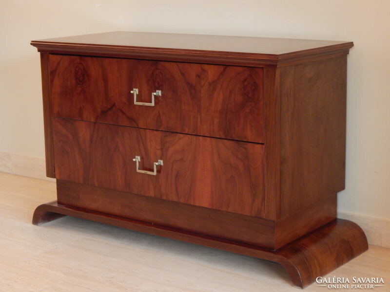Art deco chest of drawers with 2 drawers [h-07]