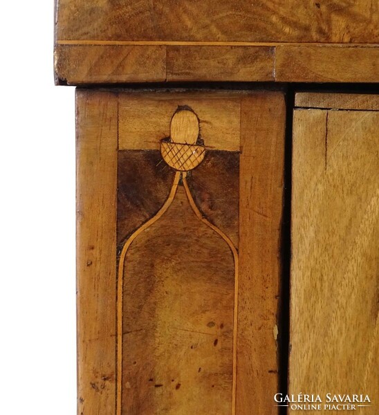 1P511 antique four-drawer Biedermeier writing chest around 1850