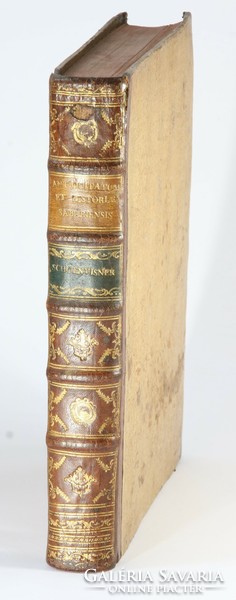 1791 - History of Szombathely from the library of the Spissich noble family with beautiful engravings !!