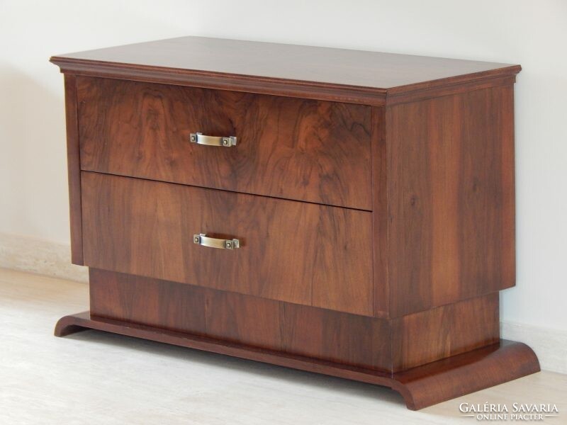 Art deco chest of drawers with 2 drawers [h-07]