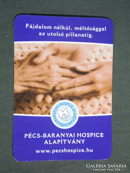 Card calendar, Baranya hospice foundation, elderly care, Pécs, 2012, (2)